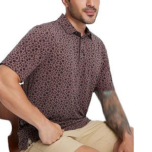 Polo de golf pour homme respirant d'été, tissu de sport pour l'entraînement, polo de golf en gros - Product Image 4