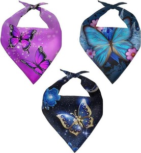 Wholesale Luxury Dark Grey Dog Bandana with Black Trim Lightweight Soft Breathable Cotton Fits Small Medium Large Dogs - Product Image 3