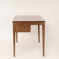 Bureau de bonne qualité en bois bureau d'ordinateur bois massif couleur naturelle taille personnalisée design moderne