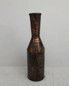 แจกันดอกไม้ทรงสูงทำจากทองเหลืองของอินเดียใหม่แจกันทรงสูงสไตล์เอธิโอเปียโบราณโบราณอุปกรณ์สำหรับวางพื้นแบบวินเทจขายส่ง - Product Image 6