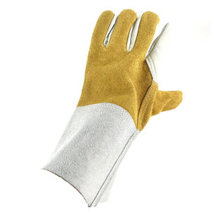 Nouveau 2025 Gants de soudage personnalisés en gros de haute qualité | Meilleur fabricant Logo personnalisé Gants de soudage de bonne qualité - Product Image 1