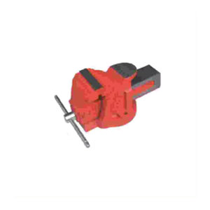 Étau de tuyau robuste avec base pivotante étau de banc à nervures simples au prix de gros - Product Image 1