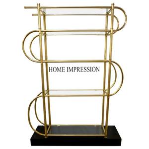 Most Demanded Heavy Duty Metal Black Color Powder Coated Vintage Designer Luxurious Luggage Rack <b>Stand</b> From India in Best Price - Product Image 6