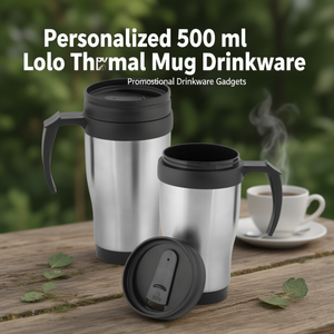 Tazza Termica Personalizzata Lolo da 500ml, Gadget Promozionale per Bevande - Product Image 3