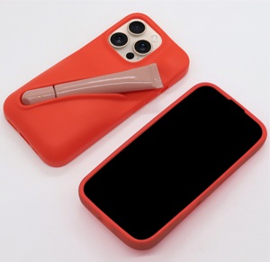 ที่ใส่ลิปกรอสแบบดีไซเนอร์แฟชั่นเคสโทรศัพท์มือถือซิลิโคน3D กันกระแทกสำหรับ iPhone 16 15 14 13 PRO MAX - Product Image 2