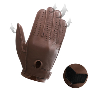Proveedor de fábrica, superventas, fabricante de guantes para montar a caballo, logotipo personalizado, guantes ecuestres de cuero, guantes deportivos para carreras de caballos - Product Image 2