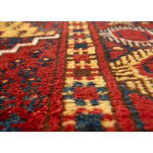 Alfombra Kiaan de Lana Anudada a Mano de Gran Tamaño, Paem-64, Rojo Naranja, Geométrica Abstracta, Rectangular, para Pasillo, Entrada, Sala de Estar - Product Image 3