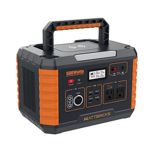 Wattbricks Energy 500 Watt Lithium Ion PWM <b>Portable</b> Power Station with Flashlight - Product Image 3