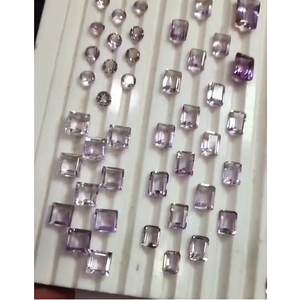 566 Piezas de Amatista Azul Natural de 9x7mm 10x8mm 11x9mm 14x10mm 16x12mm 18x13mm 20x16mm, Corte Ovalado, Pera y Octagonal, 2190 Quilates, Piedra Preciosa - Product Image 2