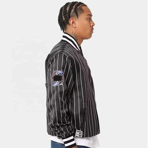 Nouvelle veste de baseball en satin élégante en promotion – Streetwear tendance, imperméable, coupe-vent, réversible, col montant pour homme - Product Image 3