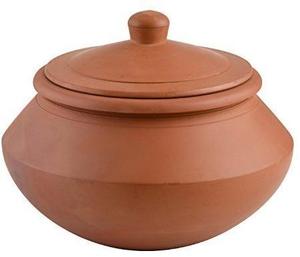 Hoge Kwaliteit Magnetron Veilige Klei Biryani Pot Modern Design Oven Terracotta Voedsel Serveren Pot Desi Stijl Kookgerei <span class=keywords><strong>Set</strong></span> Gasfornuis