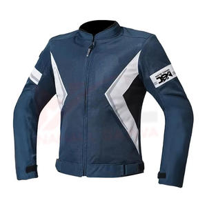 เสื้อแจ็กเก็ตมอเตอร์ไซค์สำหรับผู้ชายสิ่งทอเสื้อแจ็กเก็ตนักขี่จักรยานแข่ง - Product Image 1