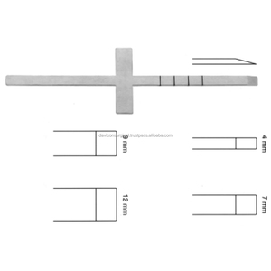 Cinceles quirúrgicos de algodón, acero inoxidable, alta calidad - Product Image 3