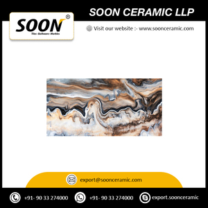 Carreaux de sol en porcelaine mate Soon Rustic Floral 600x1200mm antidérapants et résistants aux acides pour usage extérieur en hôtel - Product Image 2