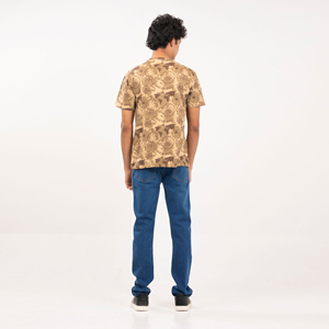 Camiseta de Punto Sublimada al por Mayor, Fábrica OEM, Etiqueta Privada, Logotipo Personalizado, Alta Calidad, Ropa de Calle Masculina, Suave y de Secado Rápido - Product Image 2