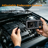 Caméra d'inspection endoscopique, caméra vidéo, boroscope, batterie 2000 mAh pour l'équipement d'atelier, les tuyaux et les inspections dans les espaces confinés