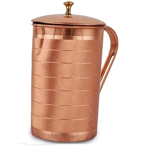 Best Quality Drinking <b>Water</b> <b>Jug</b> Kitchen Accessories Milk Storage <b>Jug</b> Antique Style Hand Hammered Mug With Handle for Home Hotel - Product Image 3