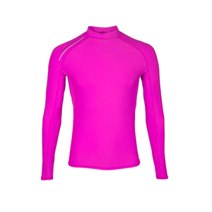 Exigible Men Rash Guard Spandex MMA Rash Guard Compresión de manga larga BJJ Rash Guard - Product Image 4