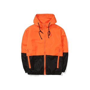 Chaquetas cortavientos ligeras para hombre con capucha, chaqueta impermeable de diseño personalizado, servicio OEM, chaquetas para exteriores - Product Image 1