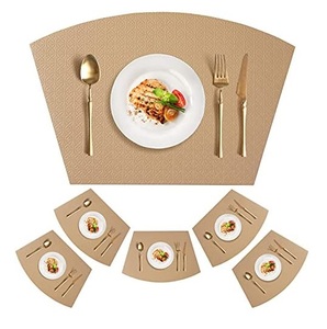 Mesa de comedor de cuero Nuevo diseño Manteles individuales de cuero personalizados artesanía Manteles individuales de cuero de la mejor calidad - Product Image 4