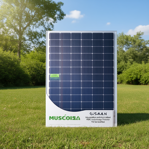 Panneau solaire polycristallin et monocristallin YY1-54H380PC avec couvercle avant en verre, technologie PERC, certifié TUV - Product Image 3