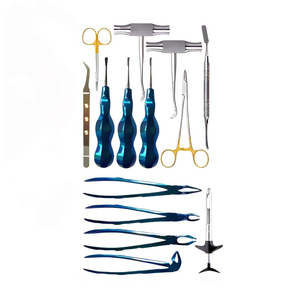 ชุดเครื่องมือผ่าตัดทันตกรรมแบบแมนนวลทำจากสเตนเลสสตีลจากเยอรมัน14ชิ้นเครื่องมือทันตกรรมแบบมืออาชีพใช้ซ้ำได้ - Product Image 3