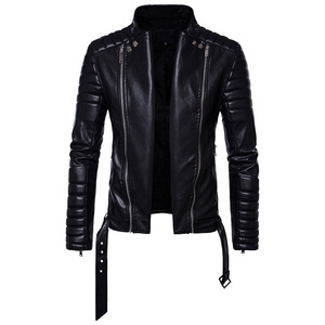 Factory Manufacturer <b>Men</b> <b>Leather</b> <b>Jackets</b> New Fashion Slim Fit Genuine for <b>Men</b> <b>jackets</b>/Pakistan <b>leather</b> <b>jackets</b> - Product Image 5