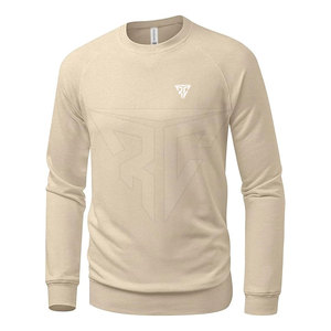 Nouveau design 2025 – Sweat-shirt pull-over pour homme de haute qualité, personnalisé, léger, 100 % coton molletonné, respirant, teint uni - Product Image 3