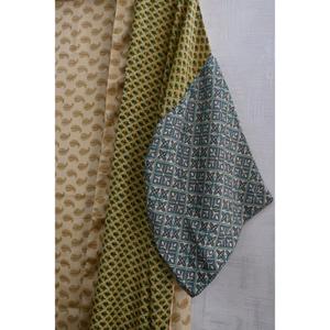 Kimono de Seda para Mujer, Casual, de Otoño, Talla Grande, Hasta la Rodilla, Transpirable, con Estampado Floral y Patchwork - Product Image 3