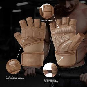 Guantes de gimnasio Unisex de alta calidad nueva moda deporte entrenamiento Fitness guantes personalizados guantes de levantamiento de pesas Personalizados Baratos - Product Image 2