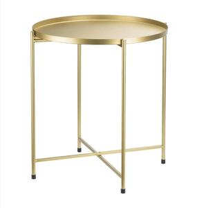 Gran oferta, muebles de sala de estar modernos personalizados, mesa de centro con bandeja de Metal redonda nórdica de hierro - Product Image 5