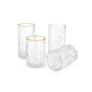 Wedding decoration drink glass cups delicate crystal water cup tableware