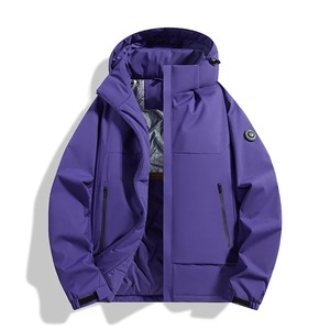 Chaqueta de Montañismo con Capucha y Cremallera, Ultra Gruesa, Transpirable, Cortavientos, para Otoño e Invierno, Estilo Pareja, Color Personalizado - Product Image 3