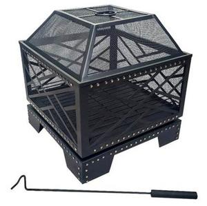 กองไฟโลหะทนทานและความร้อนกลางแจ้งแบบพกพาเหมาะสำหรับงานสังสรรค์ในสวนและกลางแจ้ง - Product Image 6