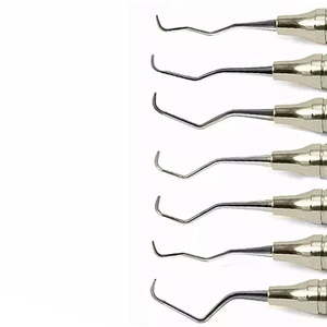 Hoge Kwaliteit Sikkel Scaler En <span class=keywords><strong>Curettes</strong></span> Stalen Instrument Voor Parodontale Calculus Root Planning Tandheelkundige Set Chirurgische Instrumenten - Product Image 2