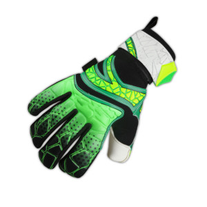 Gants de gardien de but OEM ODM personnalisés en cuir respirant réglable antidérapant fermeture crochet et boucle doigt complet vente en gros - Product Image 2