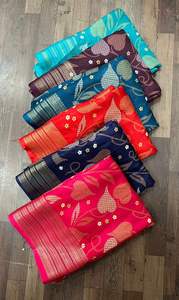 สารีกลีบดอกออร์แกนซ่าสารีสารสกัดจากมอสซารีกลิทซ์สารเคลือบสารเคลือบสารลิทซ์สารีดีไซน์สวยหรูหรา - Product Image 5