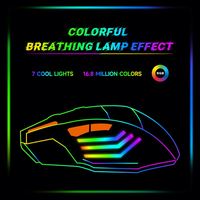 Souris de jeu RGB JERTECH GP10 avec tapis de souris, fabricant direct