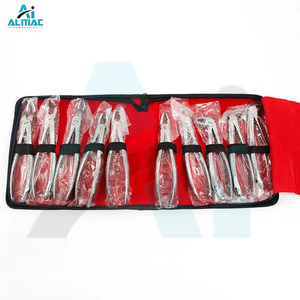 ALMAC Lot de 10 pinces manuelles en acier inoxydable pour l'extraction des dents, poignée ergonomique pour instruments de chirurgie dentaire pour adultes - Product Image 3