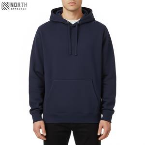 Manga larga Diseño en blanco Streetwear Sudaderas con capucha de peso pesado Unisex 100% Sudadera con capucha de algodón Sudaderas con capucha reversibles Hombre - Product Image 1