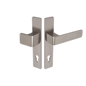 <b>Door</b> Knob-Handle Long <b>Plate</b> WALA L-72 H6S36P/G5S50/S5S42G6 (grip 36 mm, <b>plate</b> 42 mm) INOX, right - Product Image 1