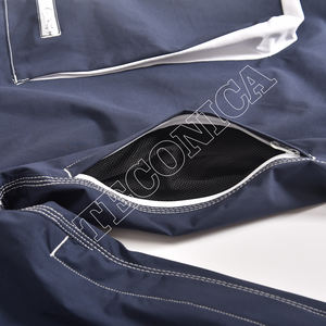 Pantalon de neige marine de vente chaude avec panneau blanc grandes poches cargo à glissière tissu coupe-vent imperméable et coupe ample - Product Image 6