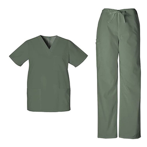 Conjunto de uniformes médicos no médicos para mujer, uniformes médicos tejidos para mujer, uniformes de hospital, diseños de traje médico de enfermera - Product Image 2