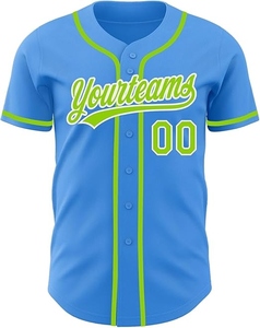 OEM Vente en gros Maillot de baseball personnalisé Sublimation de haute qualité Respirant Nom et numéro durables Performance optimale sur le terrain Gear - Product Image 4