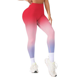 Soft Stretchy <b>Butt</b> <b>Lifting</b> <b>Leggings</b> Spandex Polyester Fitness Gym Workout Athletic Wear Comfortable Knitted Fashionable - Product Image 5