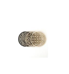 Juego de posavasos de metal decorativo para mesa de comedor, mesa de cocina, mesa de café, mesa de té, hogar, oficina, hotel, restaurante, uso - Product Image 3
