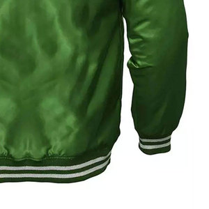 Veste en satin pour homme sur mesure, brodée sur mesure, coupe ajustée, imperméable, en polyester, veste personnalisée pour homme - Product Image 6