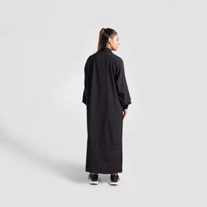 Black Shield Abaya <b>Top</b> Modest Sportswear Long Sleeve UPF50+ Loose Fit Women - Product Image 2