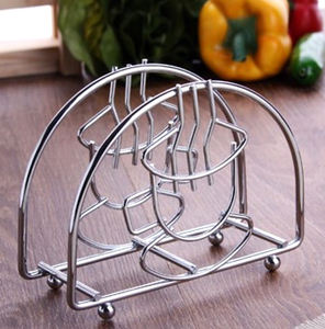 Fournisseur en gros Porte-mouchoirs en acier inoxydable Décoration de cuisine pour la maison Vaisselle d'occasion - Product Image 3