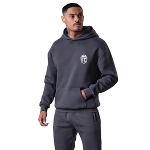 Sudadera con Capucha Deportiva para Hombre, Sudadera Gruesa de Forro Polar para Entrenamiento Físico y Estilo Casual - Product Image 1
